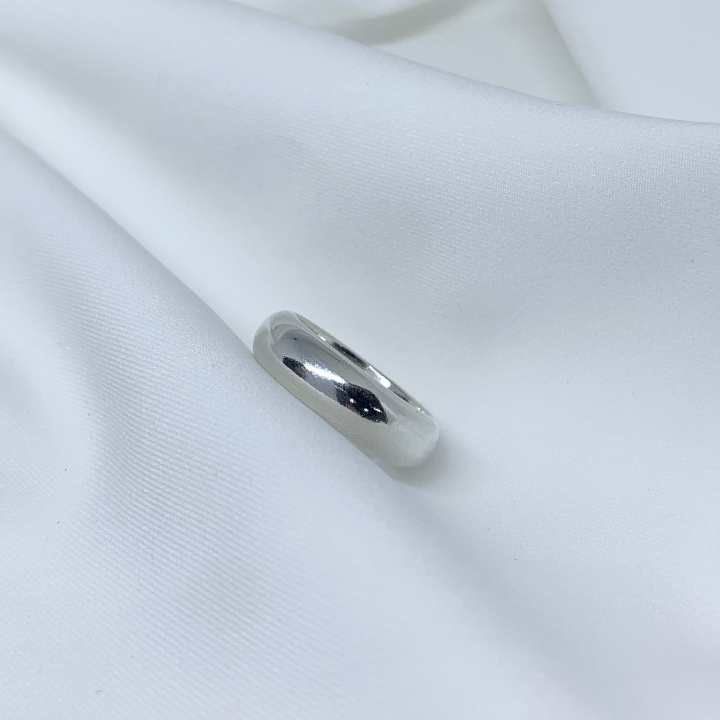 Chunky Domed Sterling Silver Ring
