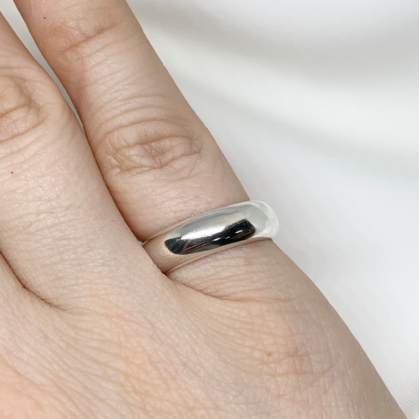 Chunky Domed Sterling Silver Ring