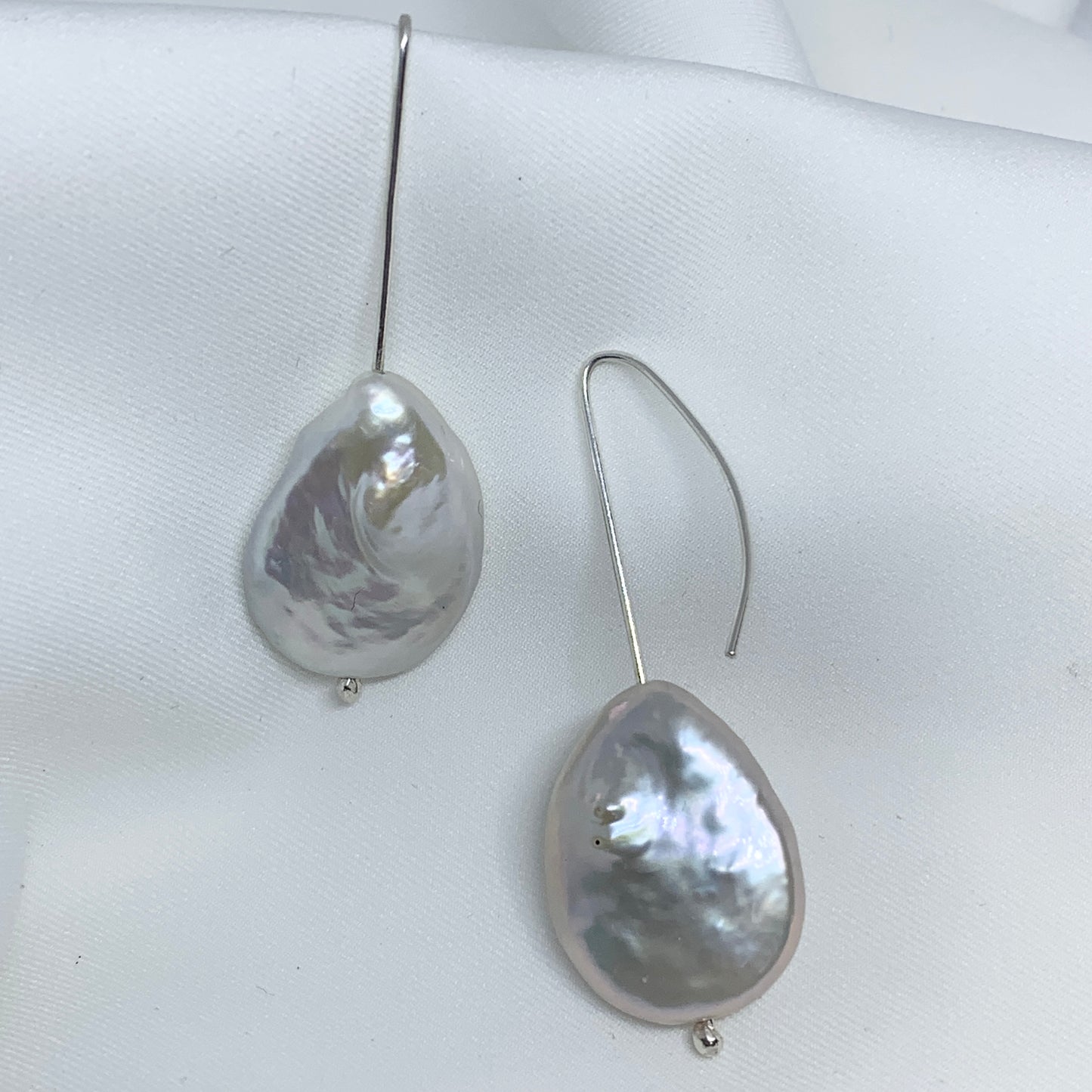 Large Baroque Fresh Water Pearl Earrings