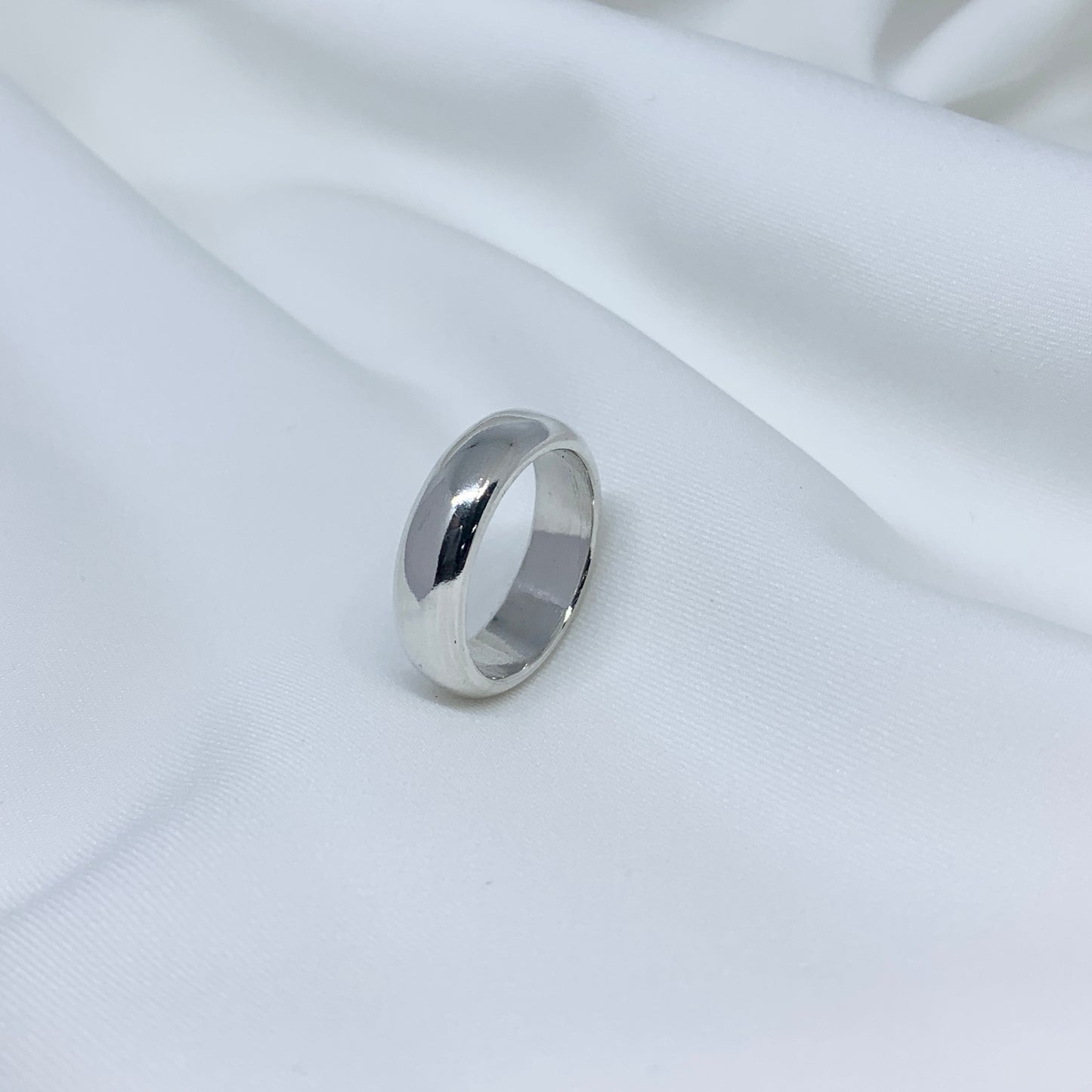 Chunky Domed Sterling Silver Ring