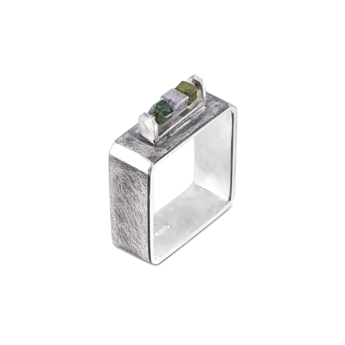 Abacus Trio Cluster Rough Diamond Ring
